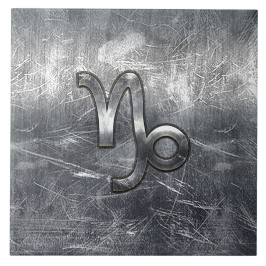 Carreau Capricorn Zodiac Symbol Industrial Style (Devant)