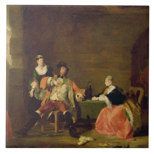 Carreau Captain Macheath Upbraided par Polly et Lucy en Th (Devant)