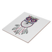 Carreau Capteur de rêve de hibou (Côté)