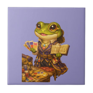 Carreau Caractère de grenouille créatrice de royaume