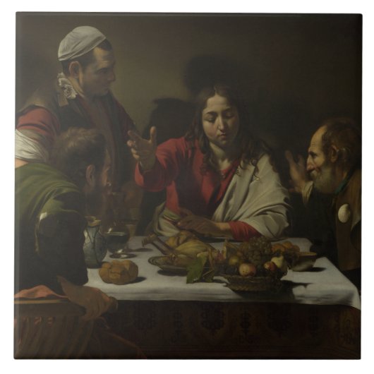 Carreau Caravaggio - dîner chez Emmaus (Devant)