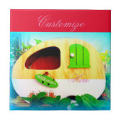 Carreau caravane minuscule de gitan de maison (Devant)