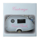 Carreau Caravane profilée de gitan de remorque de larme (Devant)