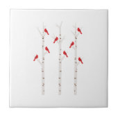 Carreau Cardinal Dans Les Arbres (Devant)