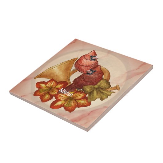 Carreau Cardinals Horn ornament (Côté)