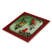 Carreau Cardinaux du Nord et Holly Red (Côté)