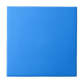 Carreau Caribéen Bleu Uni | Classique | Élégant (Devant)