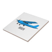 Carreau Caricature d'avion à voilure fixe (Côté)