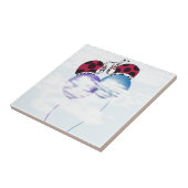 Carreau Caricature De Ladybug Et Ballons Colorés (Côté)