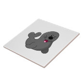 Carreau Caricature de phoque (Côté)