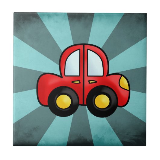 Carreau Caricature de voiture (Devant)