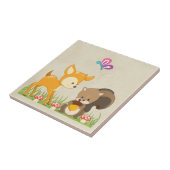 Carreau Caricature en bois mignon (Côté)