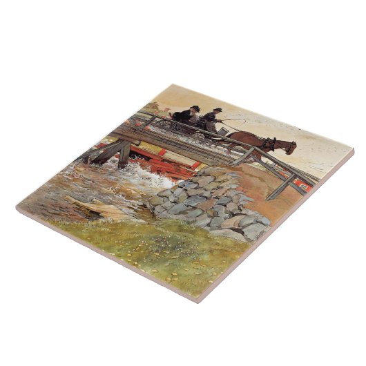 Carreau Carl Larsson - Le pont (Côté)