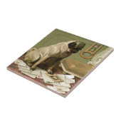 Carreau Carlin avec le courrier (Côté)