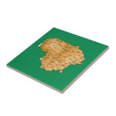 Carreau Carnet de cartes de Lituanie (Côté)