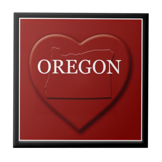 Carreau Carnet de couleurs de l'Oregon (Devant)