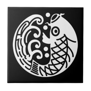 Carreau Carpe en céramique ondulée