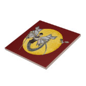 Carreau Carre de Déesse Dragon (Côté)