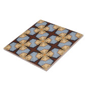 Carreau Carré futuriste et Motif étoilé (Côté)