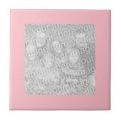 Carreau Carré - photo de la frontière rose (Devant)