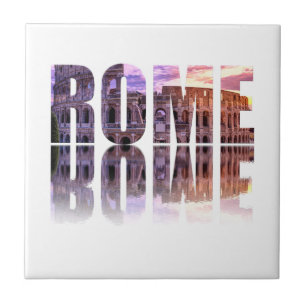Carreau Carré souvenir du texte de Rome