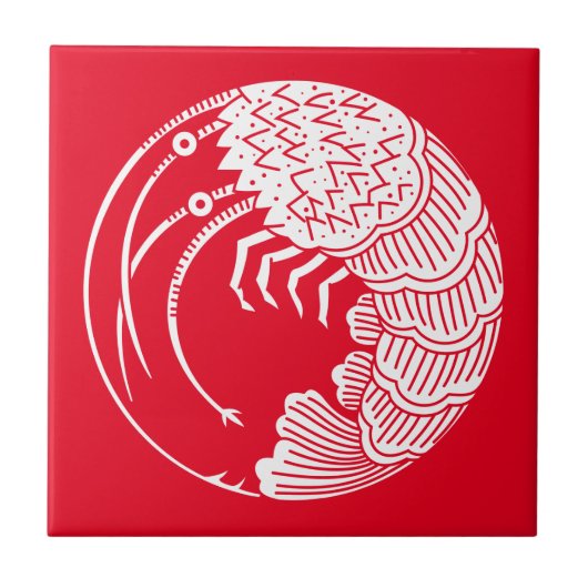 Carreau Carrelage à langoustes (Devant)