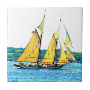 Carreau carrelage à voile de goélette