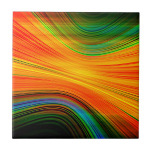 Carreau Carrelage Abstrait en céramique colorée