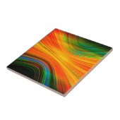 Carreau Carrelage Abstrait en céramique colorée (Côté)