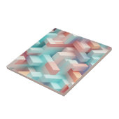 Carreau Carrelage Abstrait Pastel 3D (Côté)