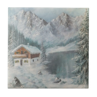 Carreau Carrelage Ann Hayes Peinture Bavarois Snow Dream