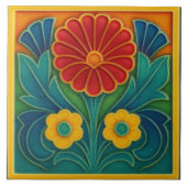 Carreau Carrelage Art déco en céramique (Devant)