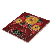 Carreau Carrelage Art nouveau cheminée décorative (Côté)