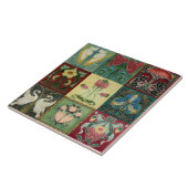 Carreau Carrelage Art nouveau cheminée décorative (Côté)