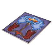 Carreau Carrelage Art nouveau cheminée décorative (Côté)