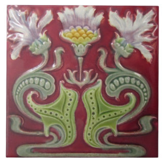 Carreau Carrelage Art nouveau cheminée décorative