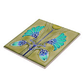 Carreau Carrelage Art nouveau cheminée décorative (Côté)