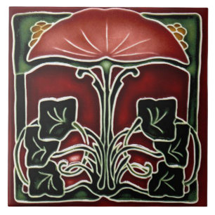 Carreau Carrelage Art nouveau cheminée décorative