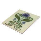 Carreau Carrelage Art nouveau cheminée décorative (Côté)