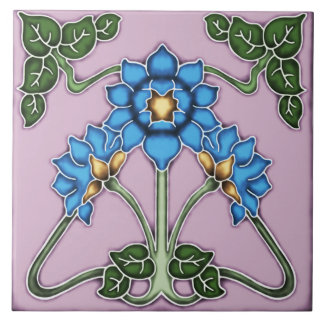 Carreau Carrelage Art nouveau cheminée décorative