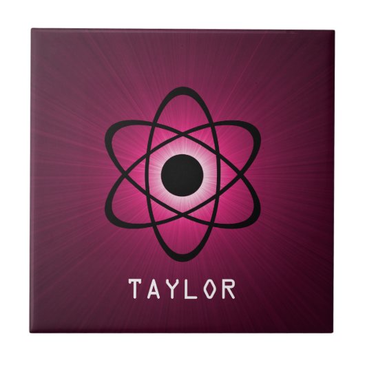 Carreau Carrelage atomique Nerdy, rose (Devant)