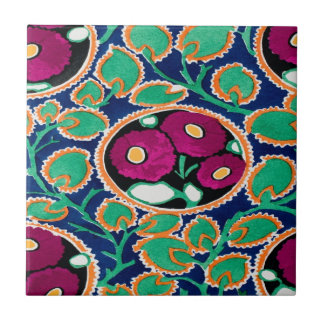 Carreau carrelage aux fleurs art déco