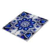 Carreau Carrelage avec Bleu Blanc Couleurs Design moderne (Côté)