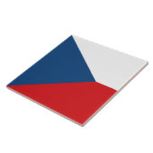 Carreau Carrelage avec drapeau de la Tchéquie (Côté)