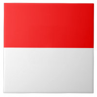 Carrelage avec drapeau d'Indonésie