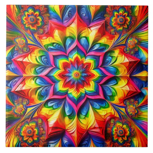 Carreau Carrelage avec LGBTQ Couleurs design moderne (Devant)