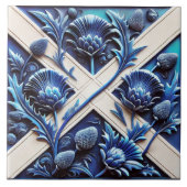 Carreau Carrelage avec teintes écossaises design moderne (Devant)