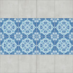 Carreau Carrelage bleu et blanc complexe avec motif floral<br><div class="desc">Ce carrelage en céramique évoque une élégance classique et une beauté ornée. Les motifs bleus complexes sur un arrière - plan blanc créent un contraste visuel saisissant qui attire l'oeil. La palette de couleurs est simple mais sophistiquée, s'appuyant principalement sur les tons bleus sur un fond blanc immaculé. L'utilisation de...</div>
