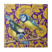 Carreau Carrelage bleu foncé (fleurs murales) RFPMDesigns  (Devant)