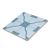 Carreau Carrelage bleu marocain (Côté)